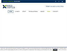 Tablet Screenshot of parcolivenza.com